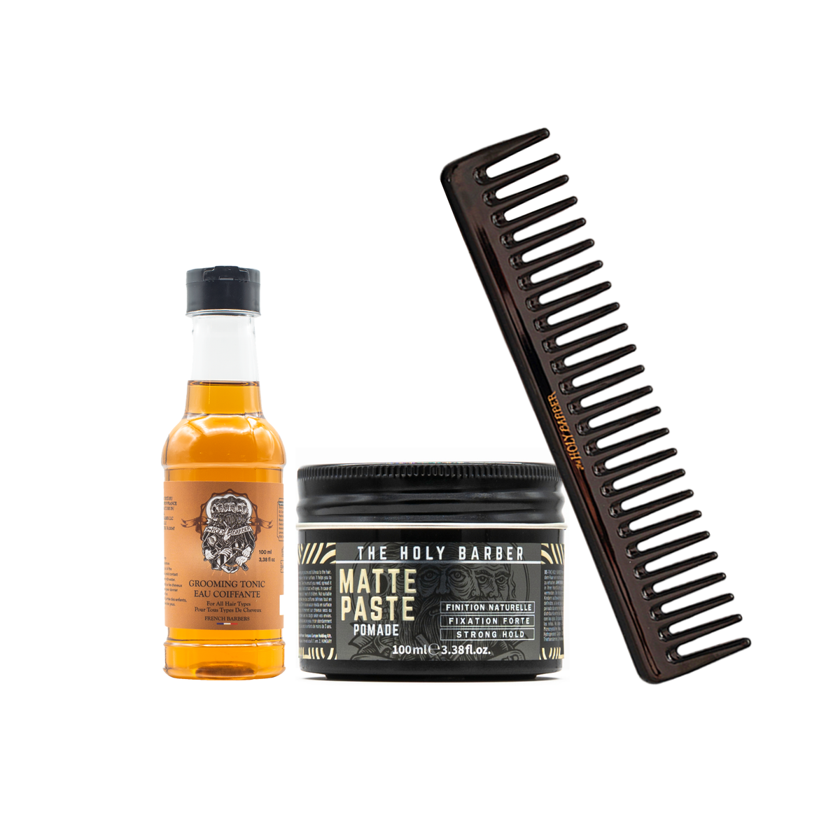 Kit Cire Matt Paste + Grooming tonic + Peigne
