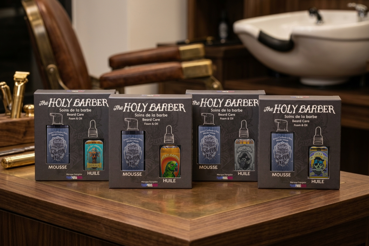 Coffret barbe The Holy Barber