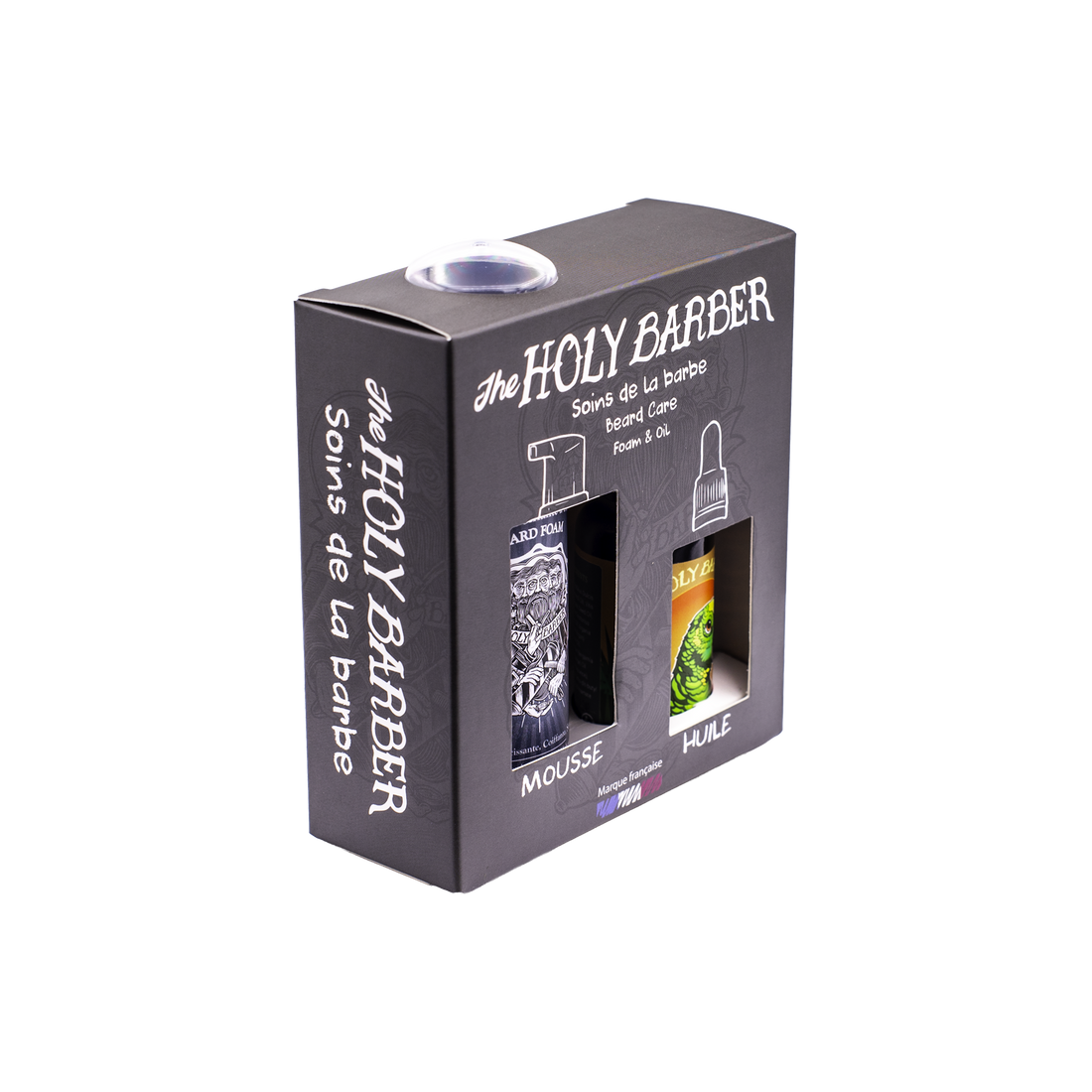 Pack Huile à barbe Blue Amazon + mousse coiffante