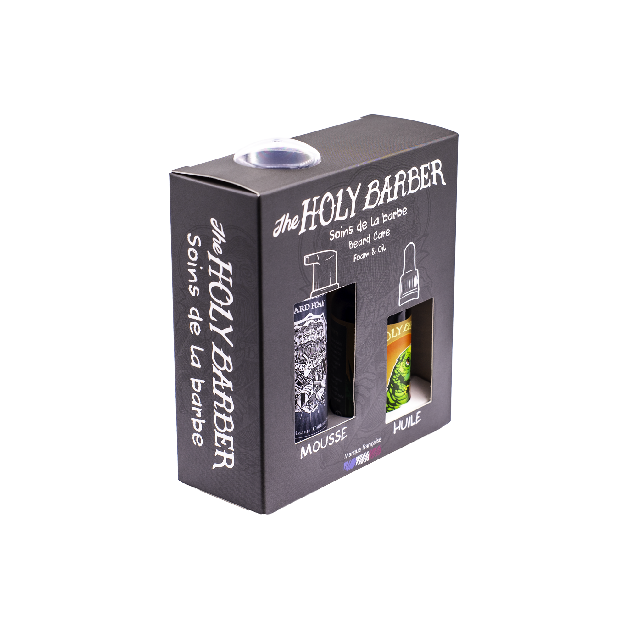 Pack Huile à barbe Blue Amazon + mousse coiffante