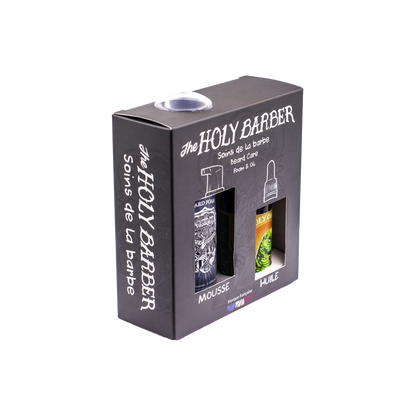 Pack Huile à barbe Blue Amazon + mousse coiffante