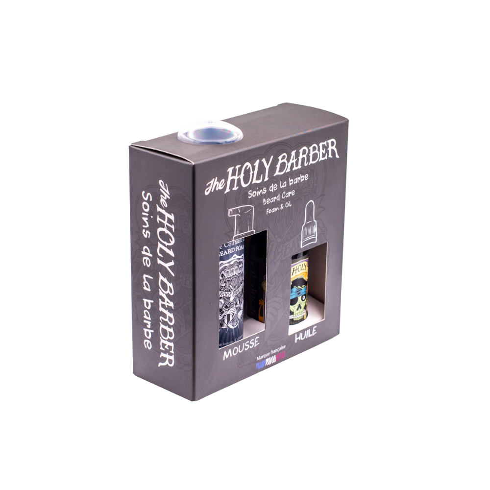 Pack Huile à barbe Ironwood + mousse coiffante