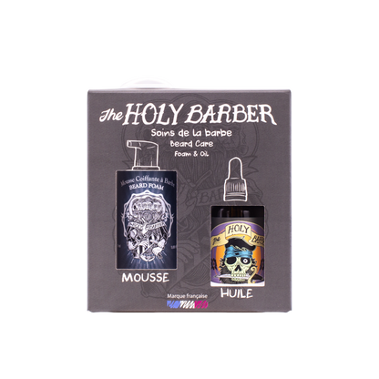 Pack Huile à barbe Ironwood + mousse coiffante