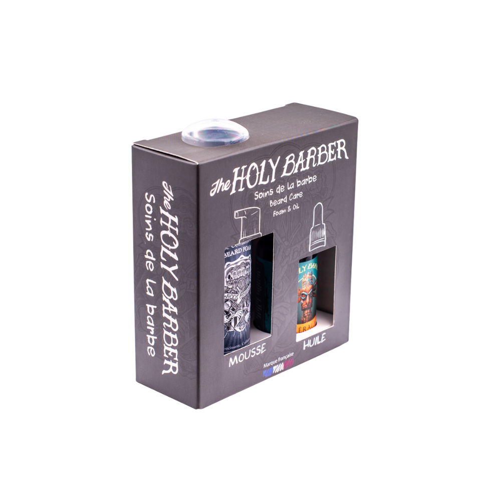 Pack Huile à barbe Kérala + mousse coiffante