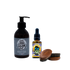 Shampoing à barbe + Huile à barbe Ironwood + brosse à barbe
