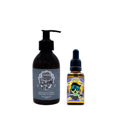 Shampoing à barbe + Huile à barbe Ironwood