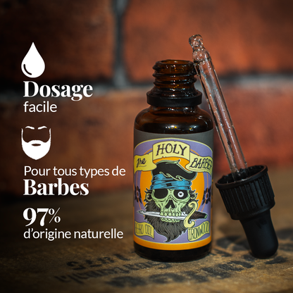 Huile pour barbe Ironwood The Holy Barber