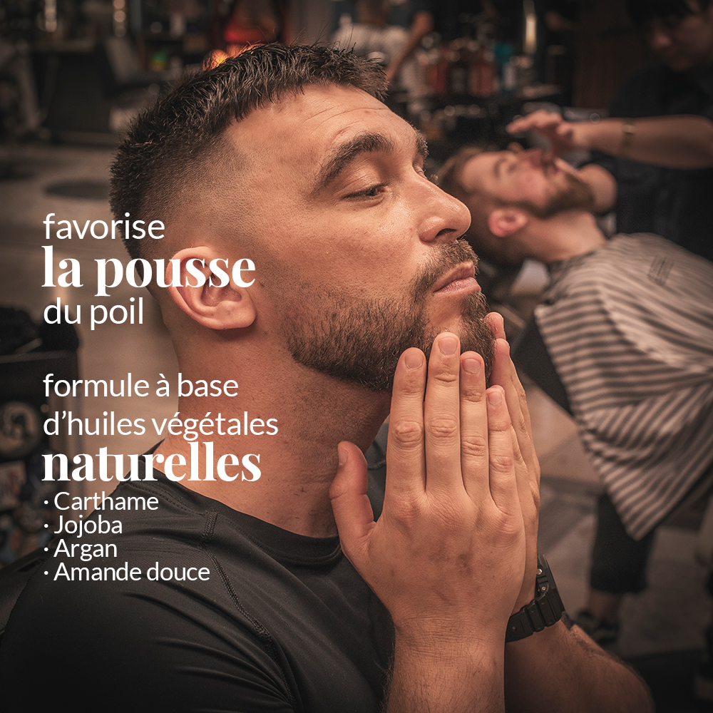 Favorise la pousse de la barbe