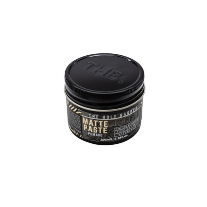 Pot de cire cheveux Matte Paste The Holy Barber vu de dessus