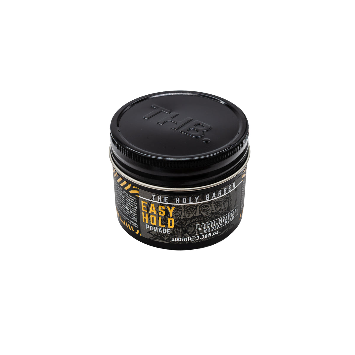 Pot de cire pour cheveux Easy Hold 100 ml The Holy Barber vu de dessus