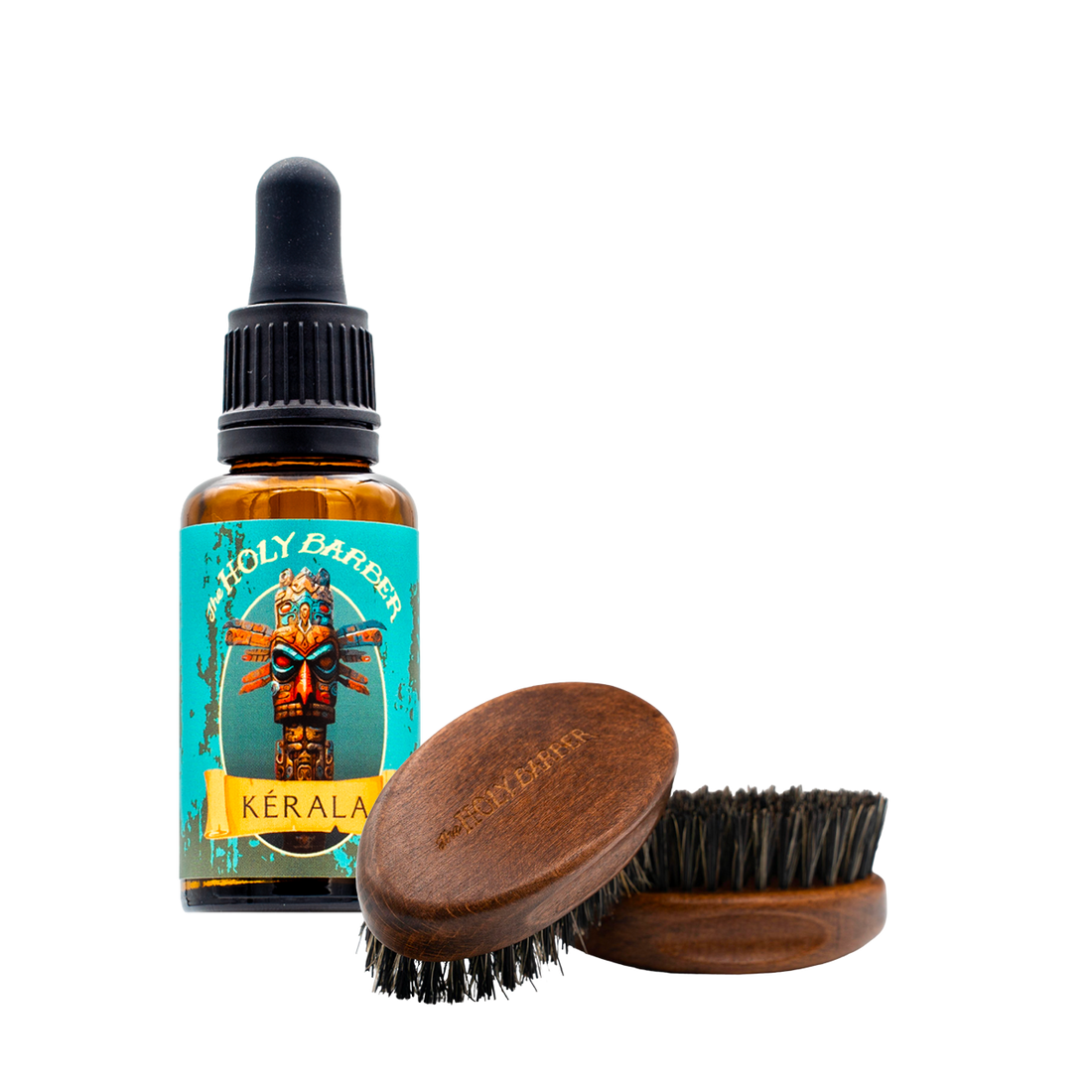 Huile à barbe Kérala + Brosse à barbe