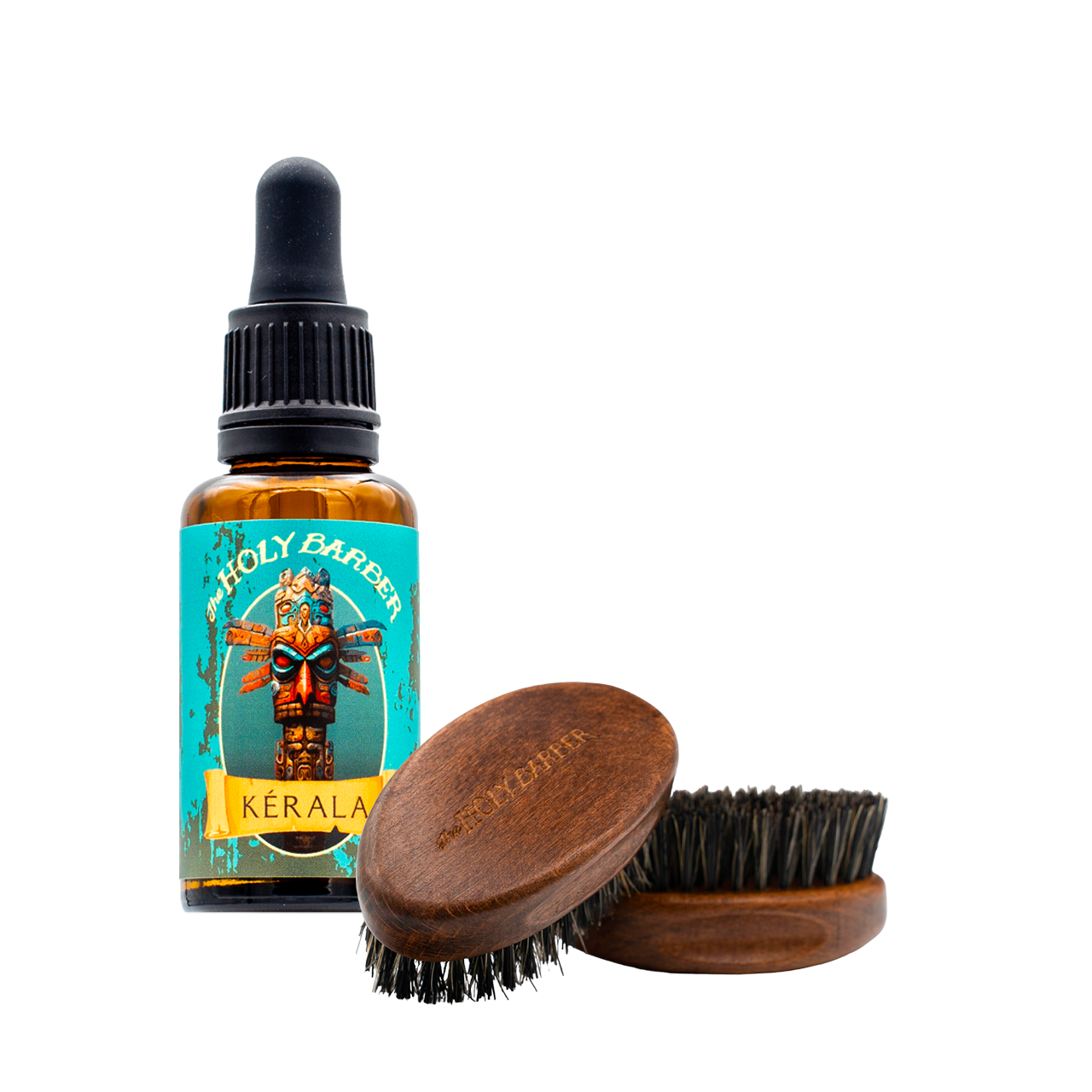Huile à barbe Kérala + Brosse à barbe