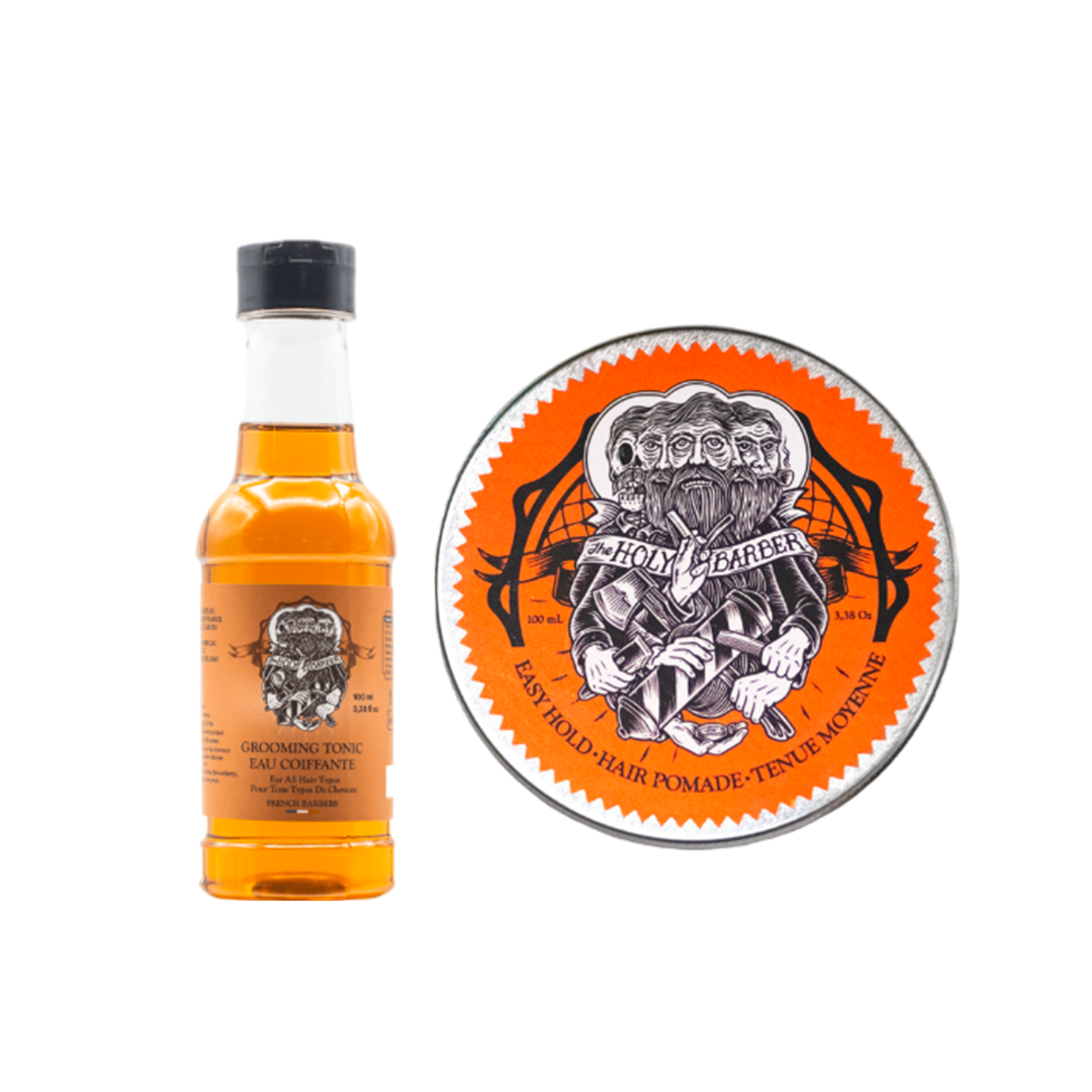Duo Eau coiffante Grooming Tonic + Easy Hold - The Holy Barber
