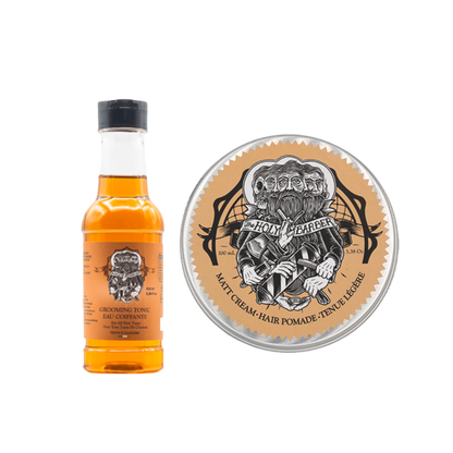 Duo Matt Cream et eau coiffante Grooming Tonic