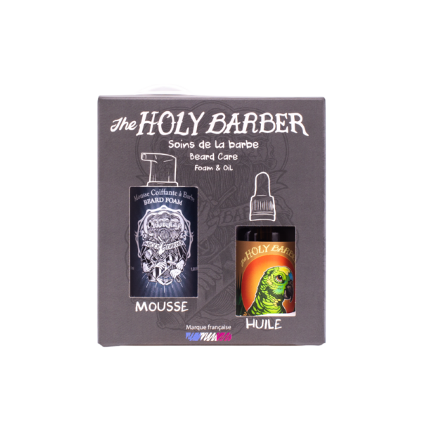 Pack Huile à barbe Blue Amazon + mousse coiffante