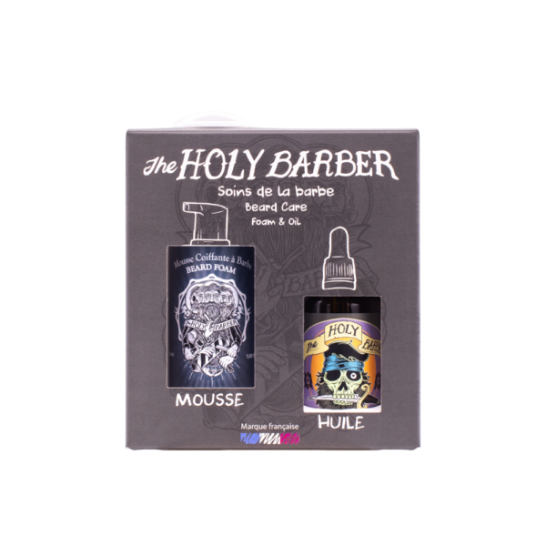 Pack Huile à barbe Ironwood + mousse coiffante