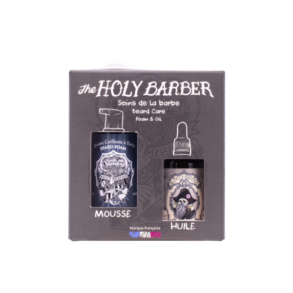 Pack Huile à barbe L'Empereur + mousse coiffante