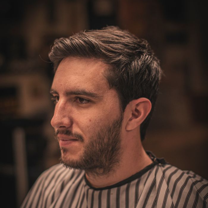 Coiffure avec la cire Matt Cream